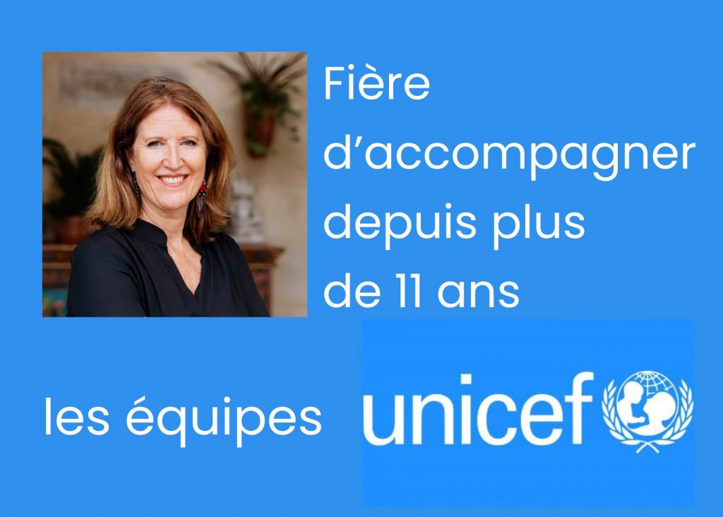 Fière d'accompagner l'UNICEF depuis 11 ans