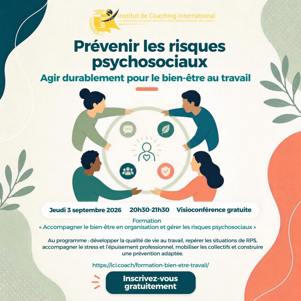 Réunion information bien être en organisation et RPS