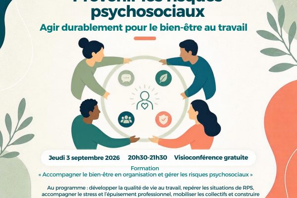 Réunion information bien être en organisation et RPS